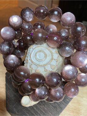 Pink & Purple Lepidolite 13mm